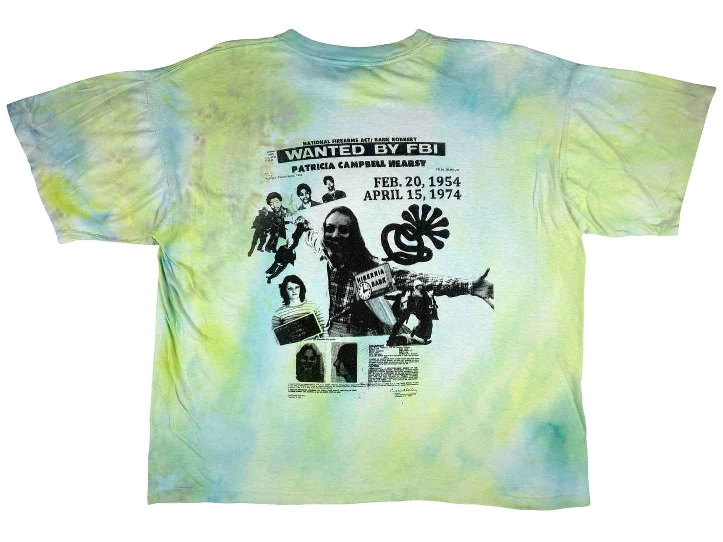 Patty Hearst Tania Bootleg Tie-Dye T-Shirt