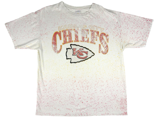 Kansas City Chiefs Thrashed Splatter Paint T-Shirt