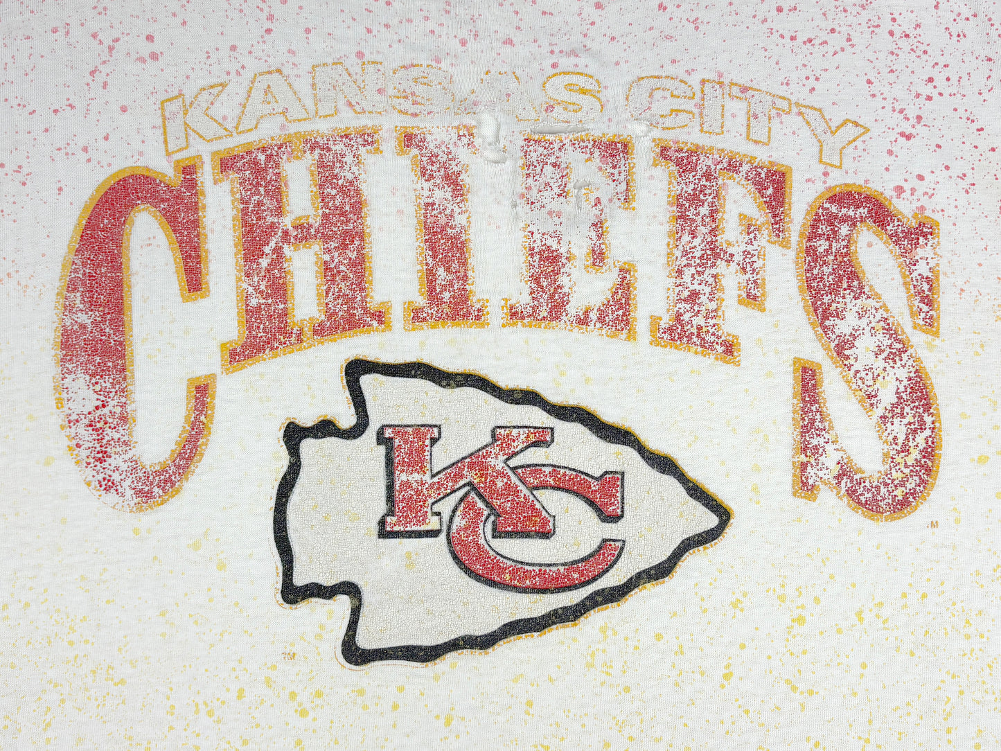 Kansas City Chiefs Thrashed Splatter Paint T-Shirt