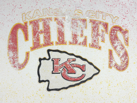 Kansas City Chiefs Thrashed Splatter Paint T-Shirt