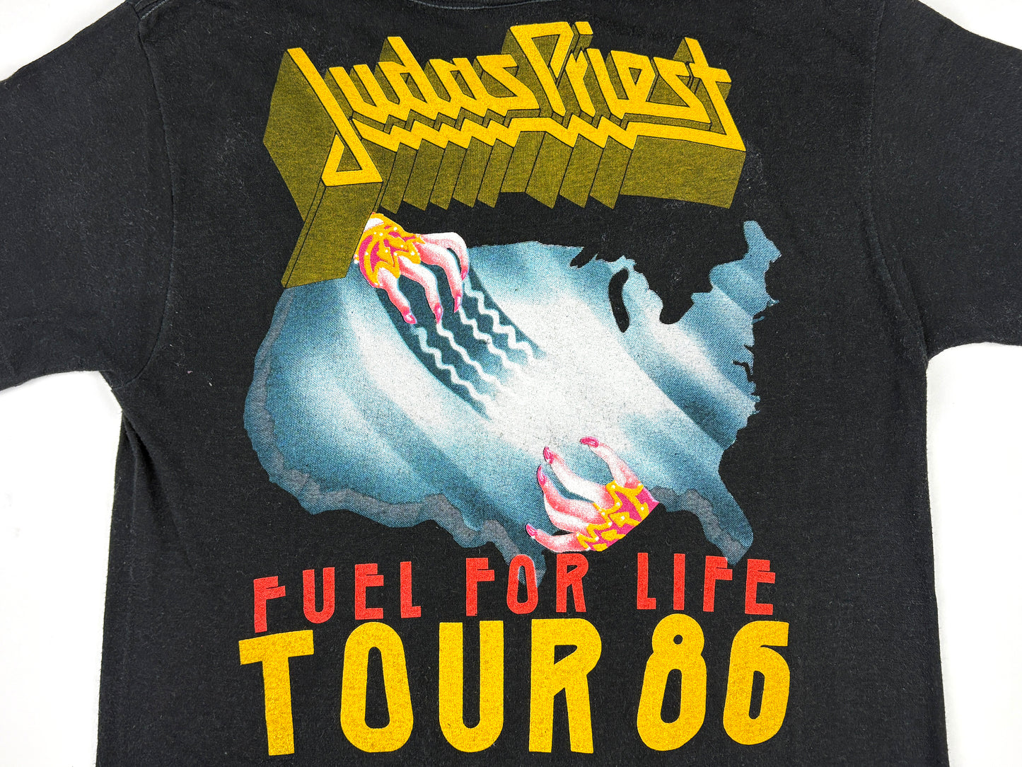 Judas Priest 'Fuel For Life' 1986 Tour T-Shirt