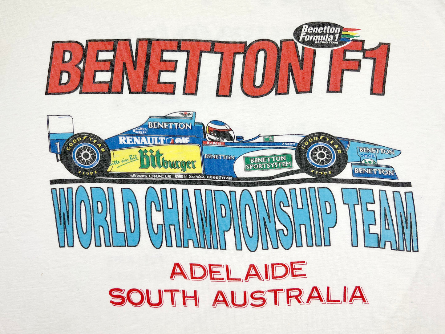 Formula 1 Michael Schumacher Benetton Renault Adelaide 1995 T-Shirt