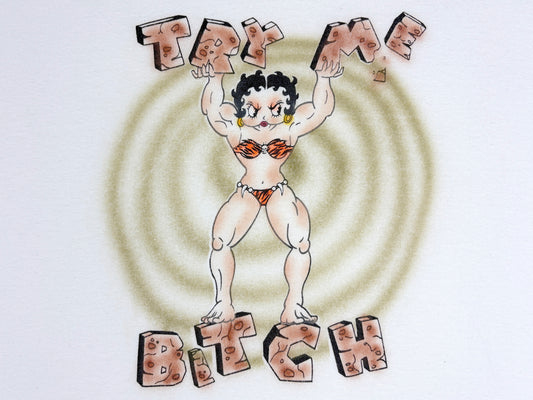 Betty Boop 'Try Me Bitch' Cropped T-Shirt