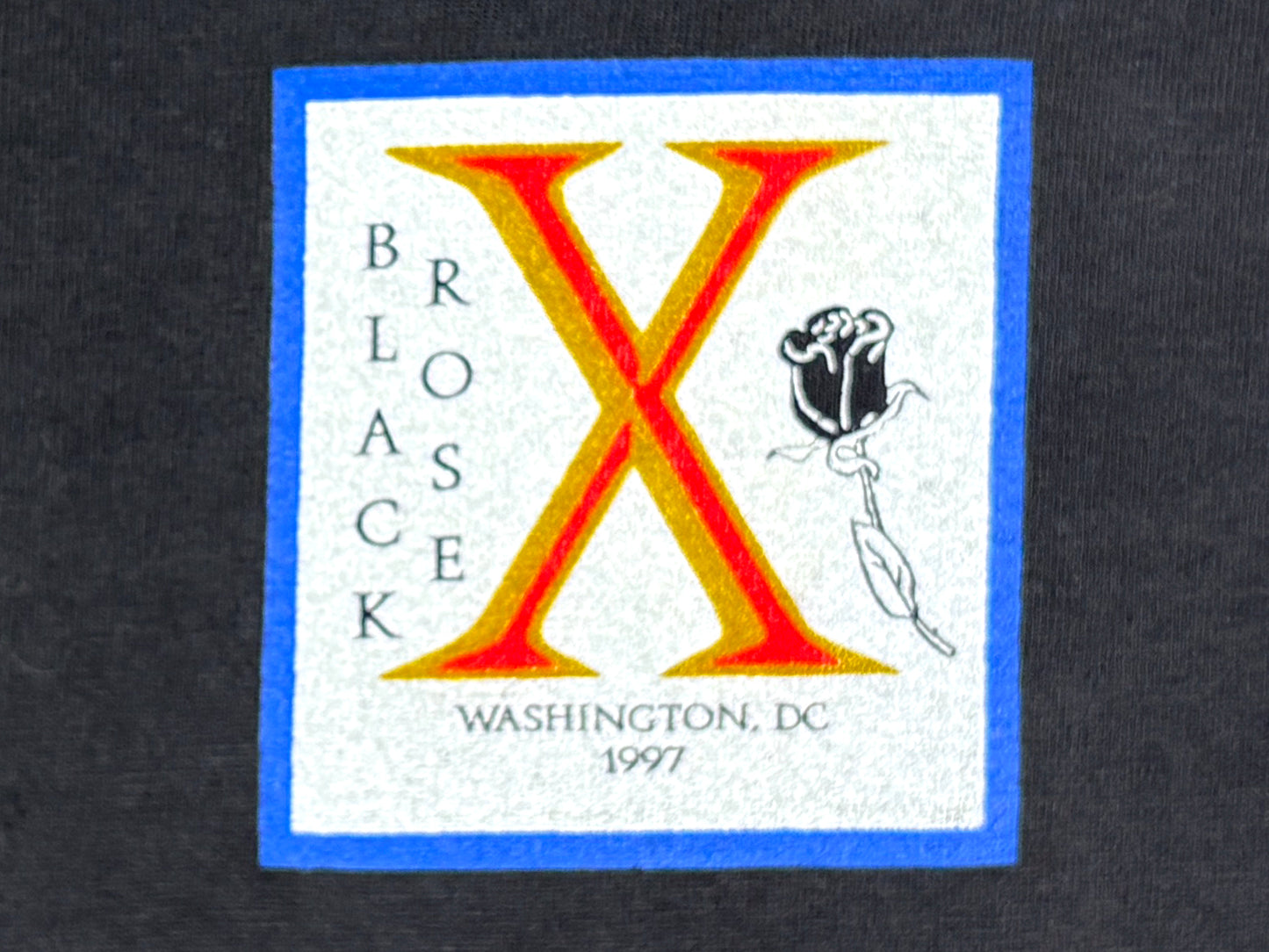 Black Rose X Leather Retreat 1997 Washington DC T-Shirt