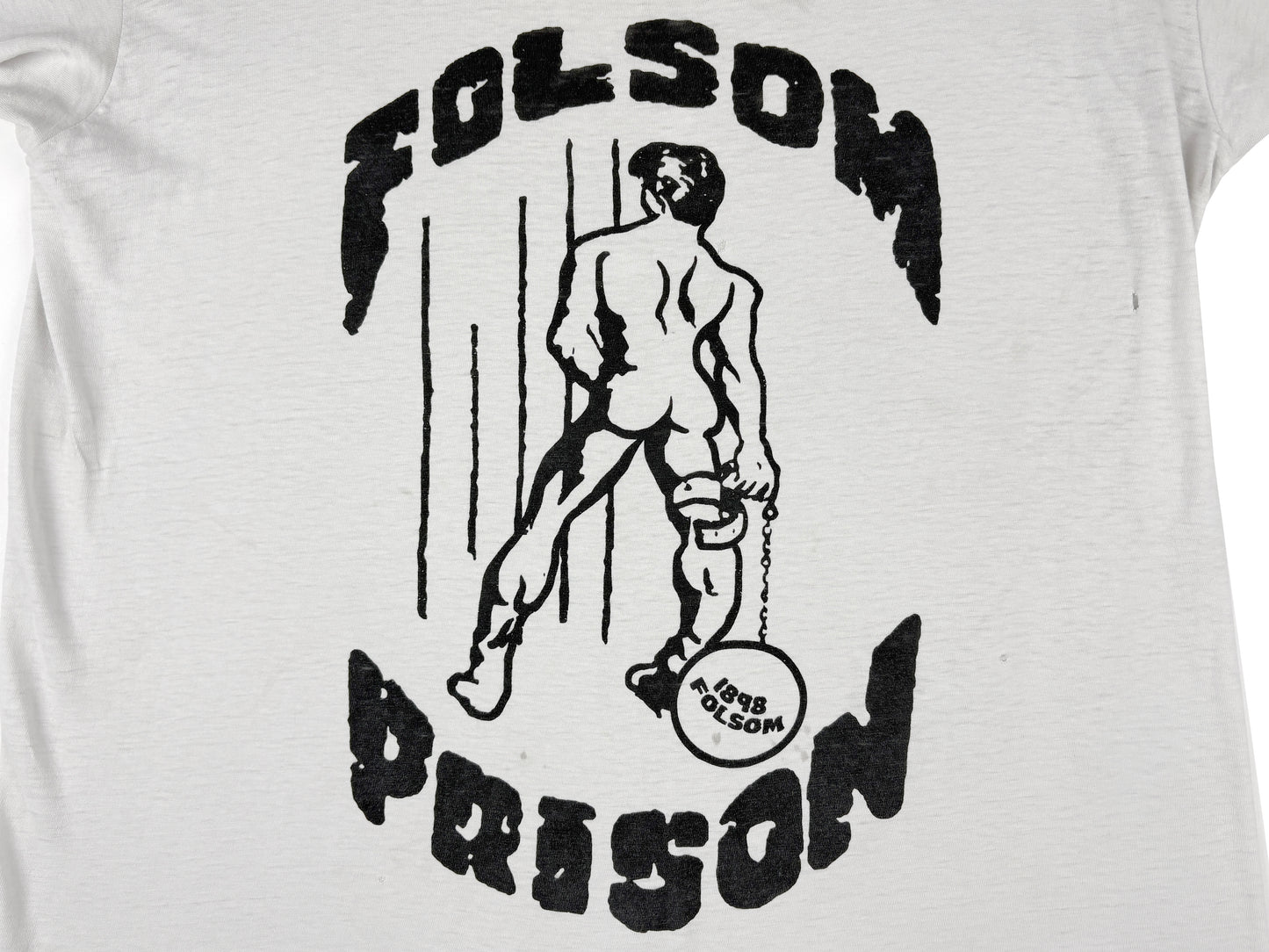 Folsom Prison Thrashed V-Neck T-Shirt