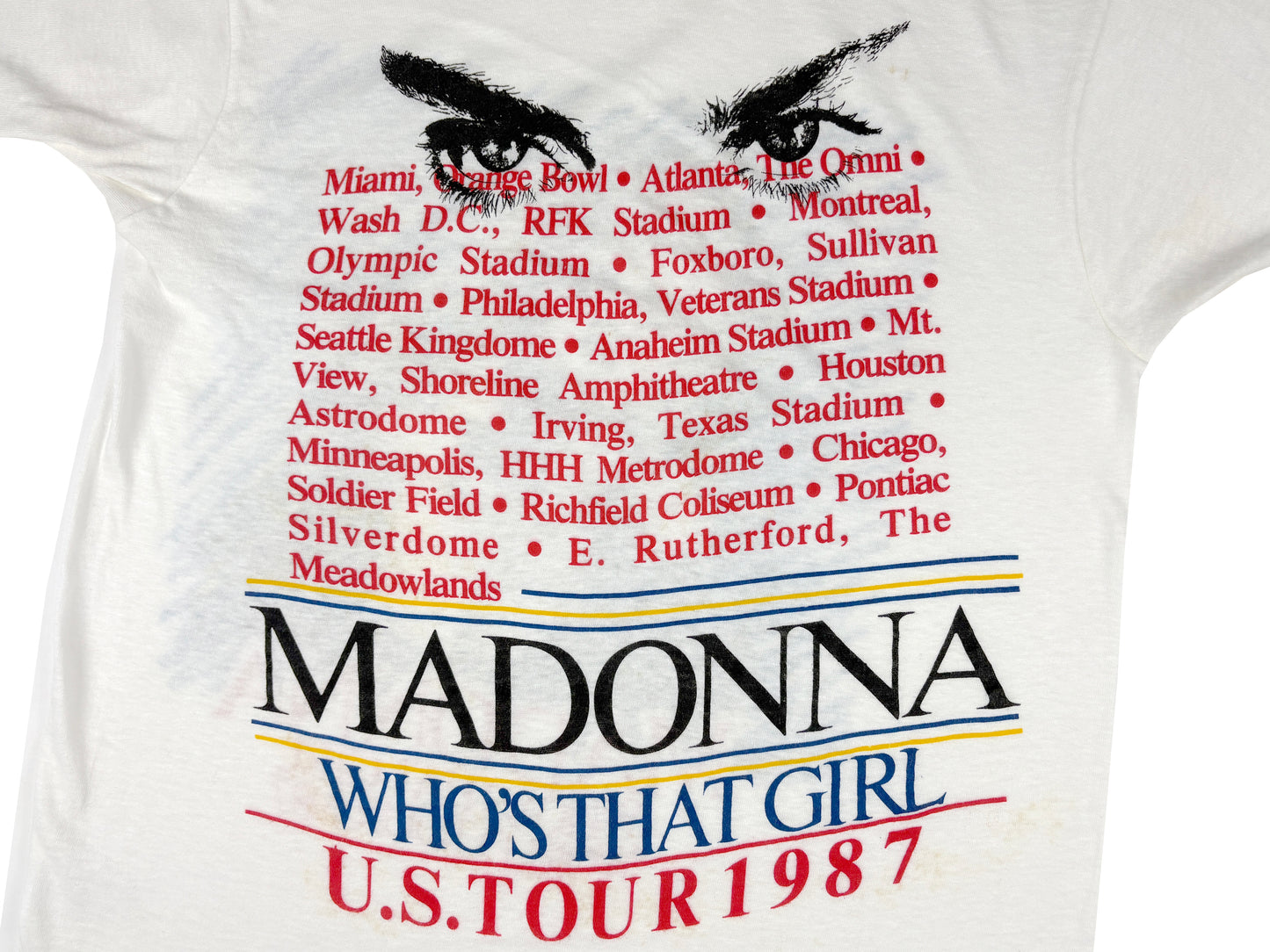 Madonna 'Who's That Girl' World Tour T-Shirt