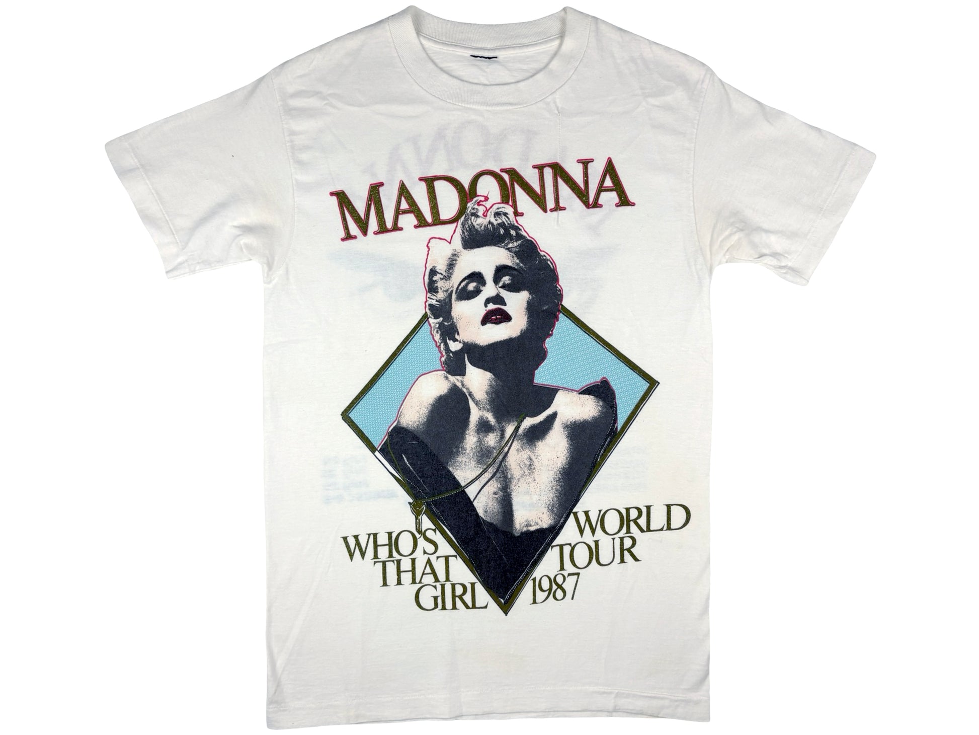 Vintage Madonna 'Who's That Girl' 1987 Tour T-Shirt 80s 