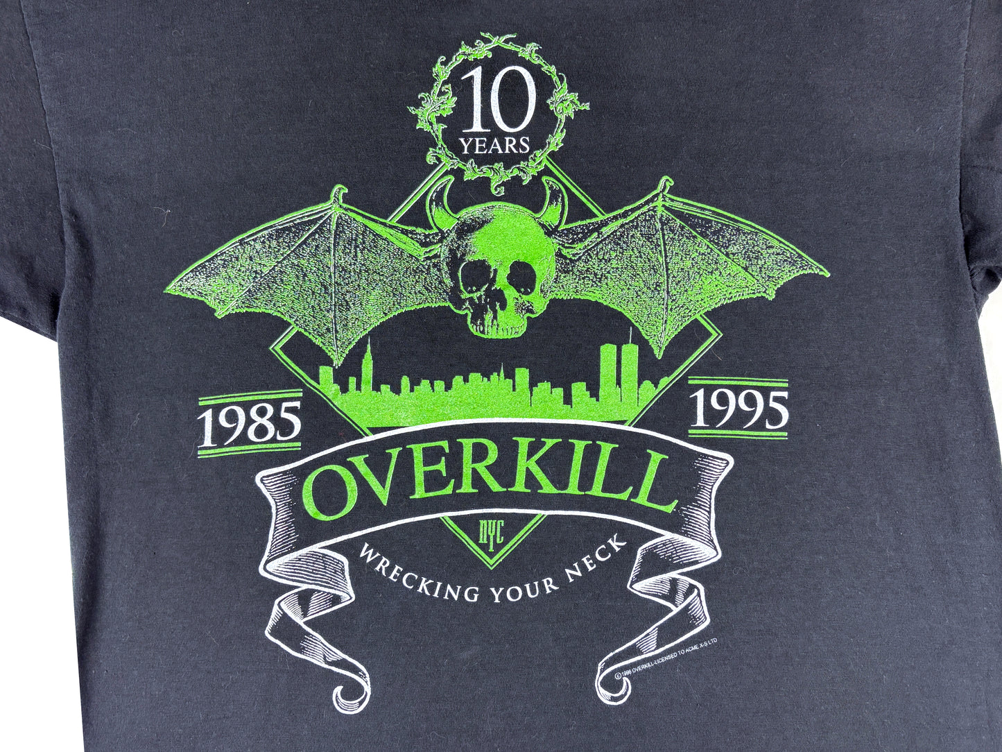 Overkill 10th Anniversary 1995 T-Shirt