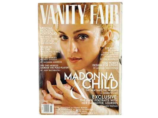 Madonna Vanity Fair Magazine March 1998