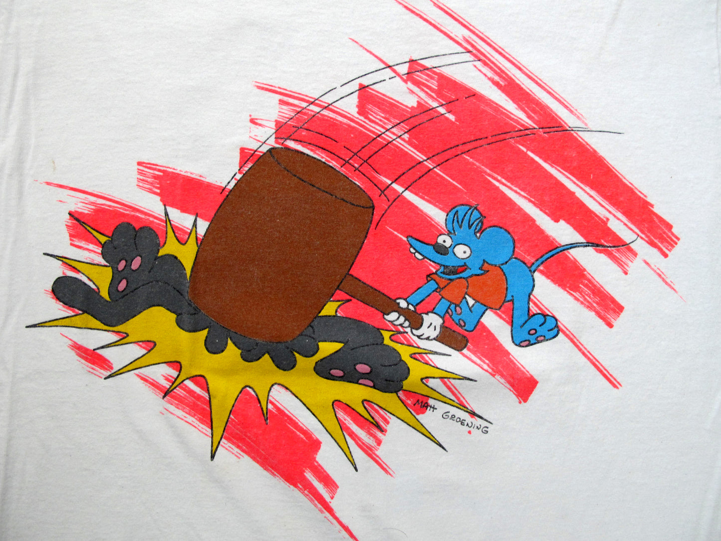 The Simpsons Itchy & Scratchy Mallet T-Shirt