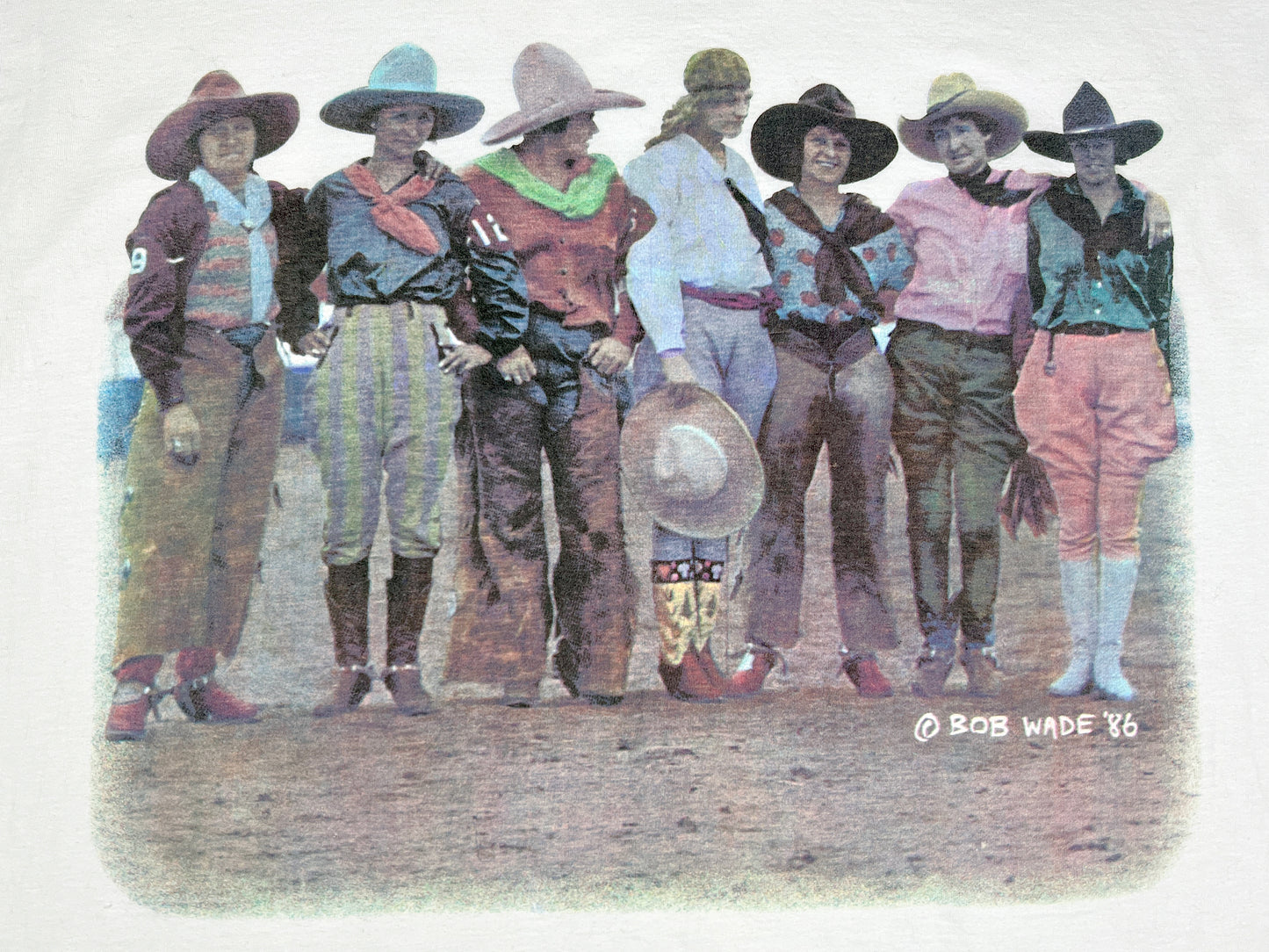 Bob Wade Cowgirls Art Wear T-Shirt