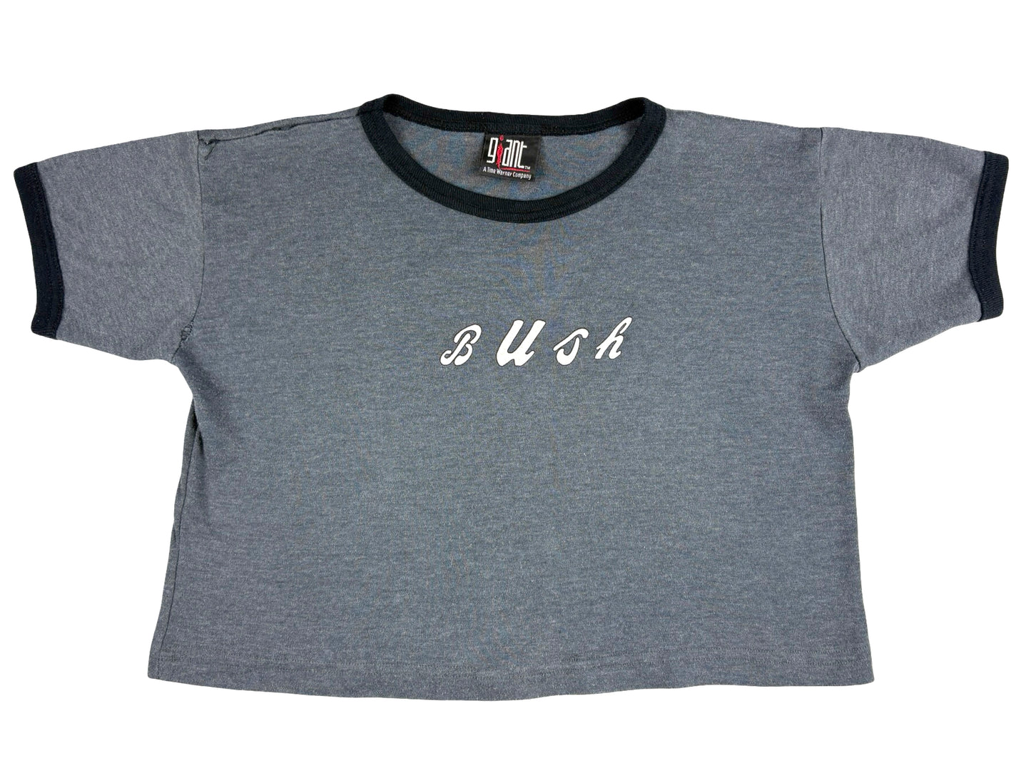 Bush 'Sound' Cropped Baby Doll Ringer T-Shirt