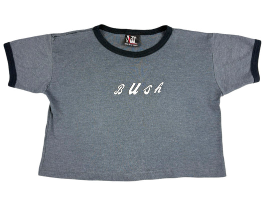 Bush 'Sound' Cropped Baby Doll Ringer T-Shirt