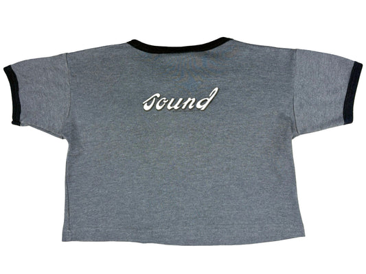 Bush 'Sound' Cropped Baby Doll Ringer T-Shirt