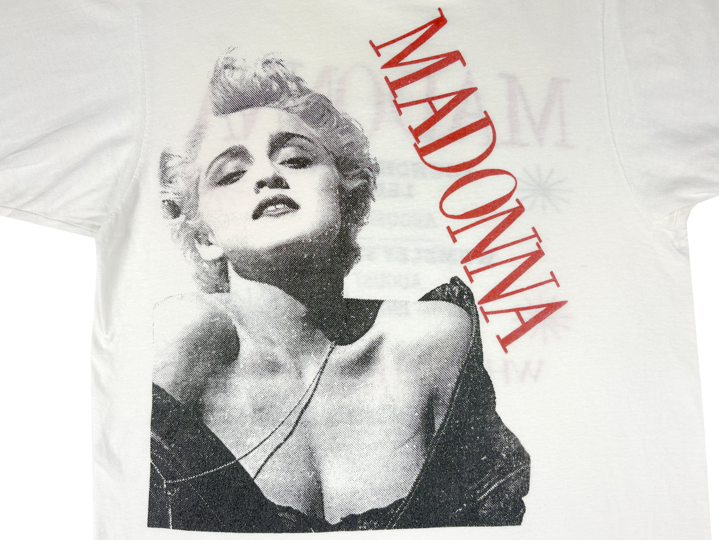 Madonna 'Who's That Girl' UK Tour Dates T-Shirt