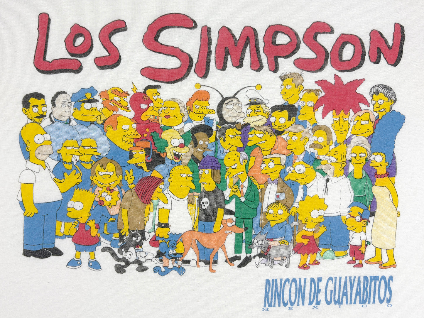 The Simpsons Los Simpson Mexico T-Shirt