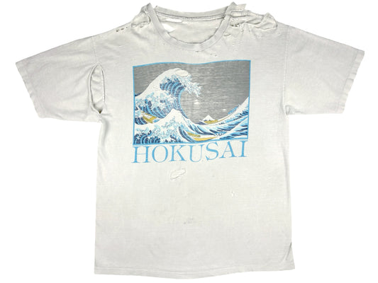 Katsushika Hokusai 'The Great Wave off Kanagawa' Thrashed T-Shirt