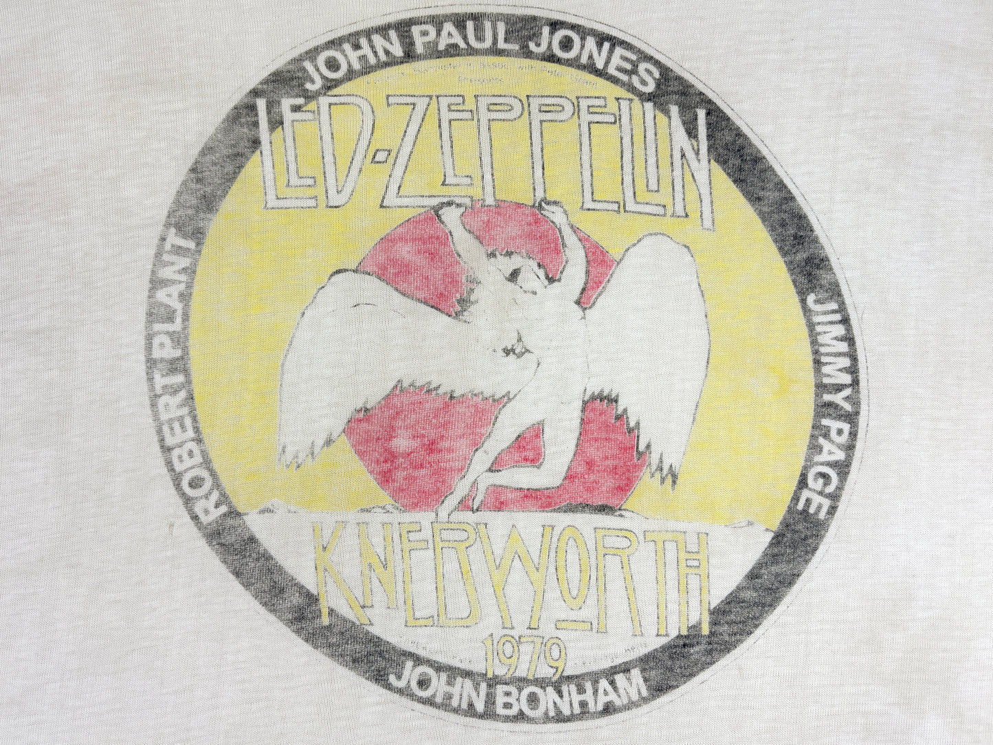 Led Zeppelin Knebworth 1979 Thrashed T-Shirt