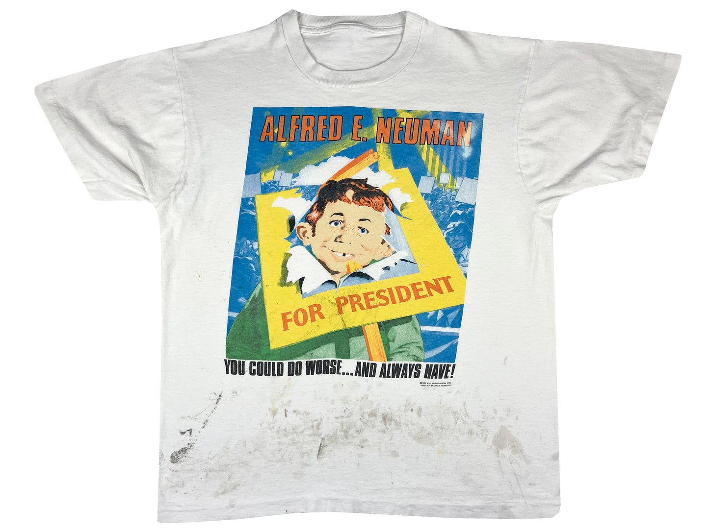 Vintage Alfred E. Neuman For President T-Shirt Mad Mgazine