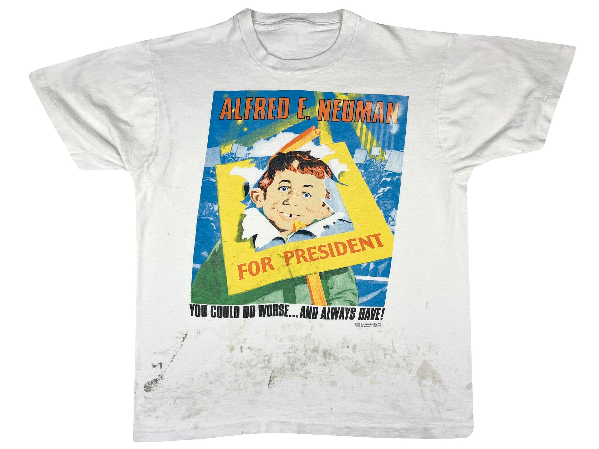 Vintage Alfred E. Neuman For President T-Shirt Mad Mgazine