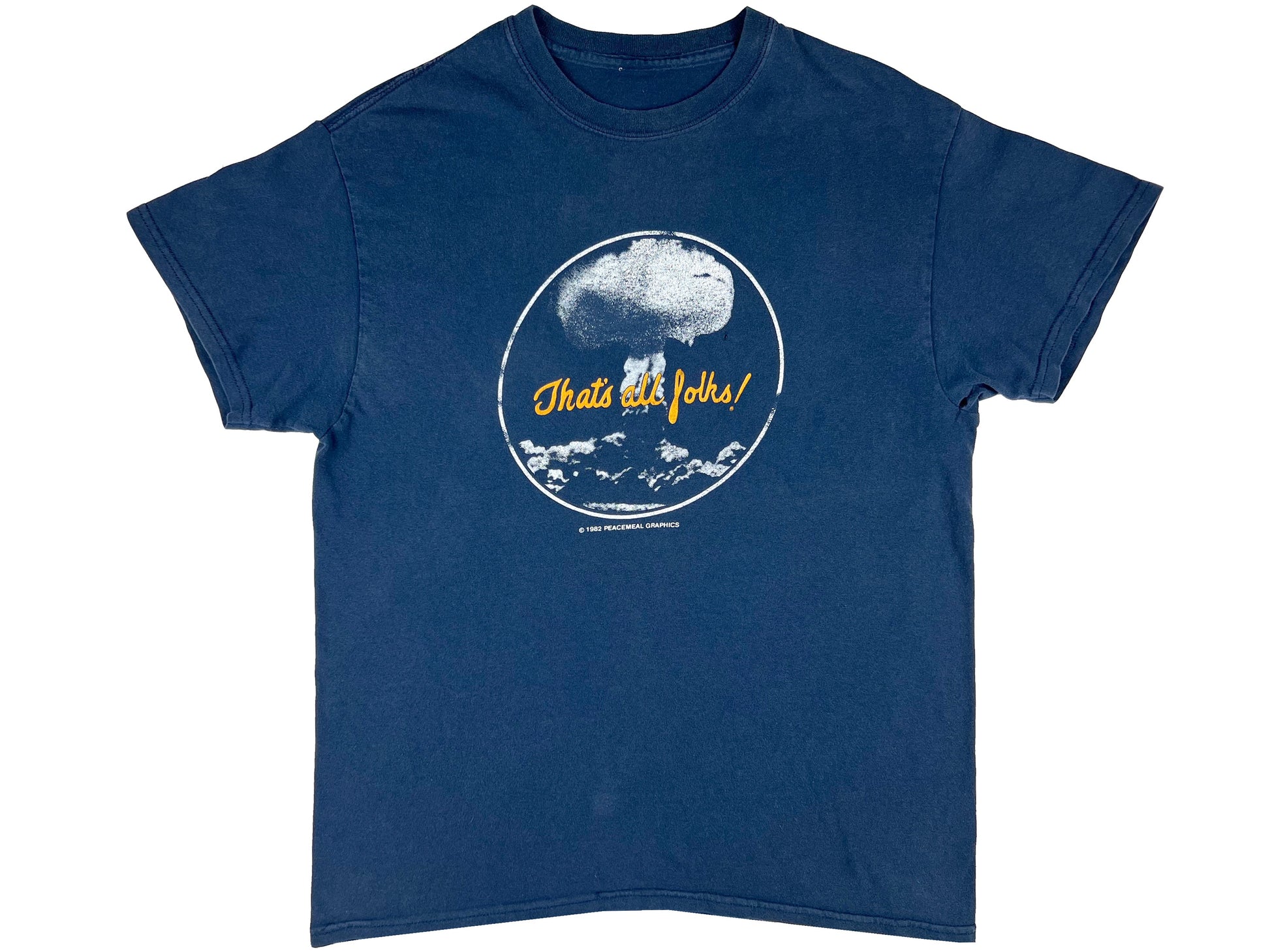 Vintage That's All Folks Black T-Shirt Bomb 90s y2k