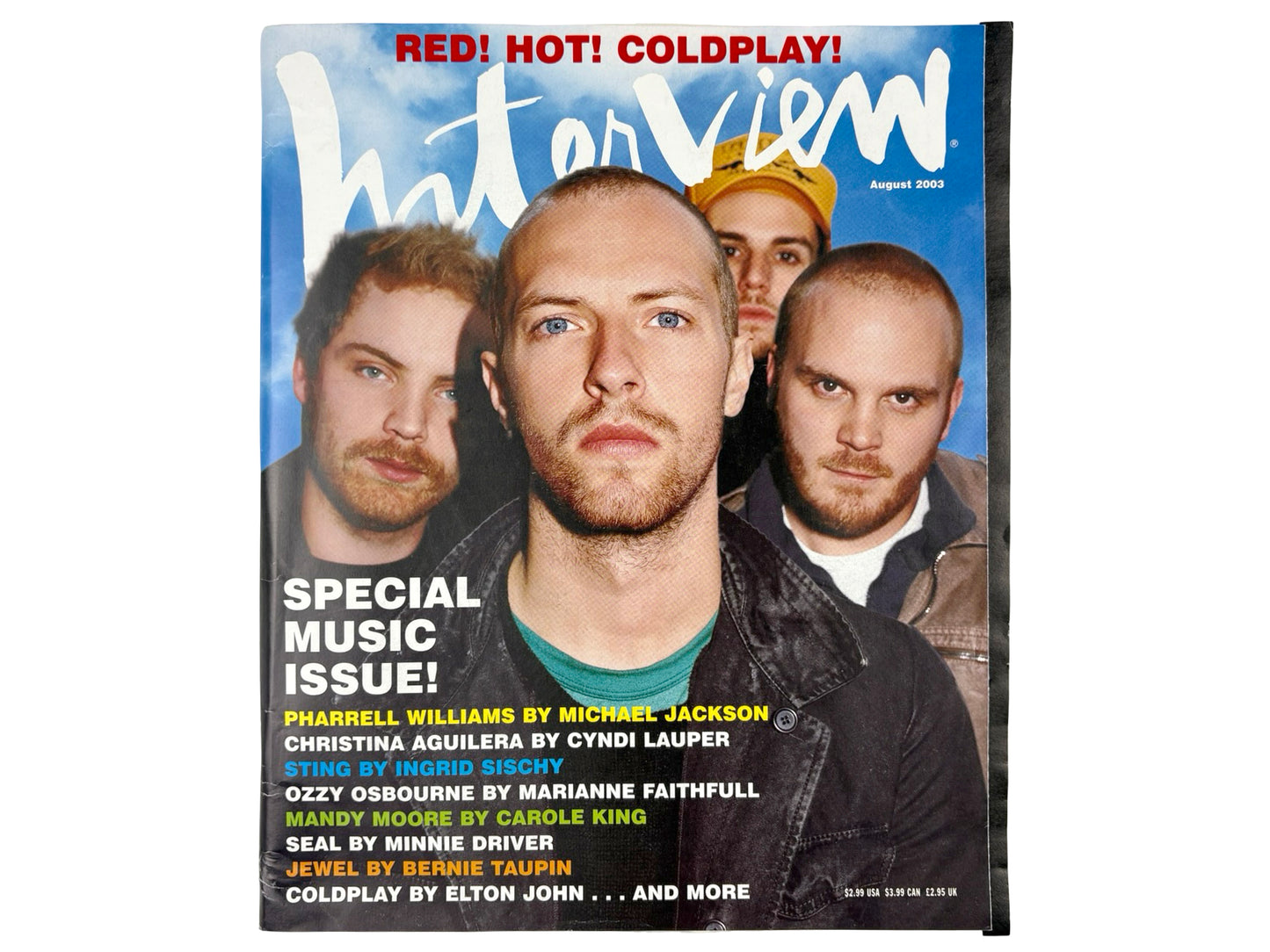 Interview Magazine August 2003 Coldplay