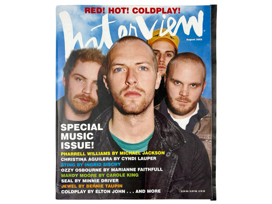 Interview Magazine August 2003 Coldplay