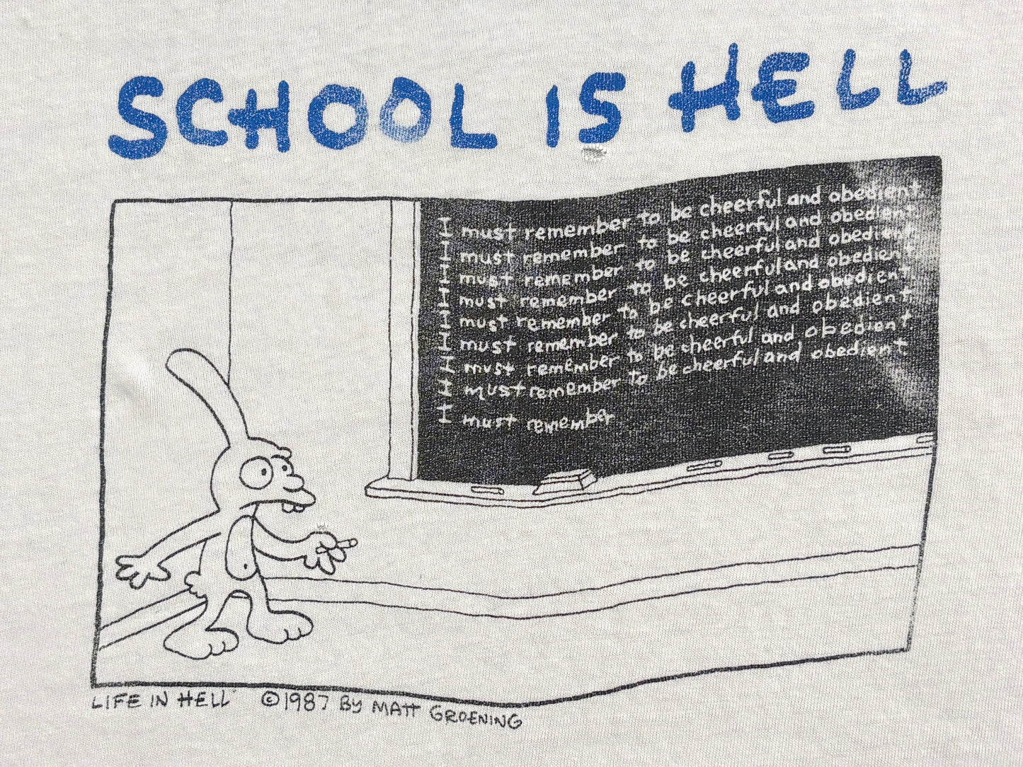 School Is Hell Matt Groening T-Shirt