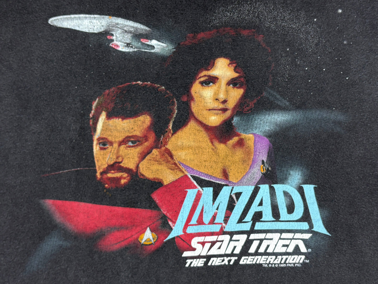 Star Trek The Next Generation 'Imzadi' Book T-Shirt