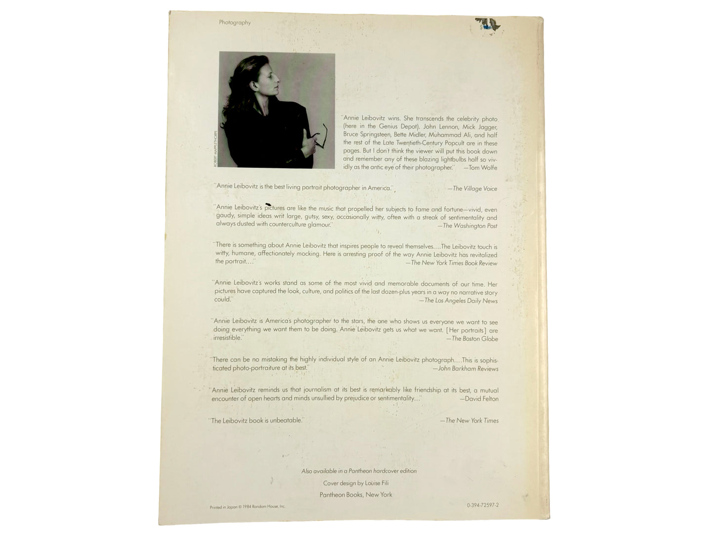 Annie Leibovitz Photographs Book