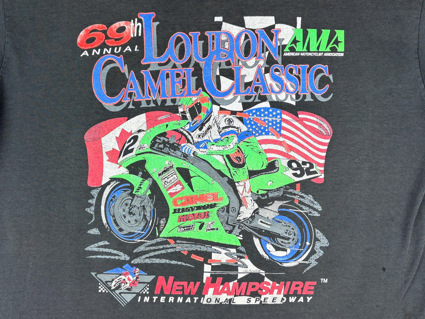 Loudon Camel Classic Motorcycle Race T-Shirt