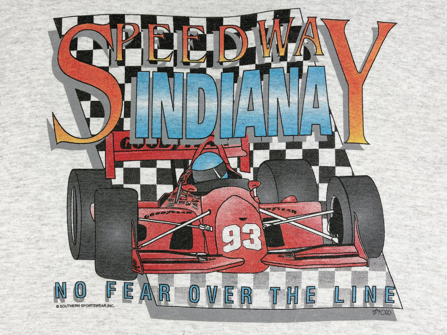 Indiana Speedway 1993 INdy Car Racing T-Shirt