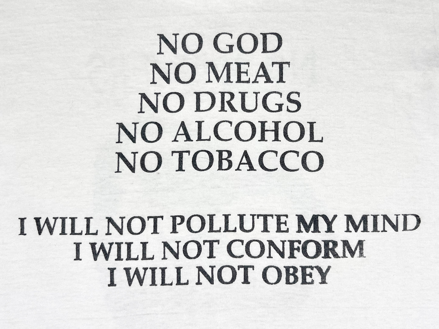 No Answers Zine by Ebulltion T-Shirt