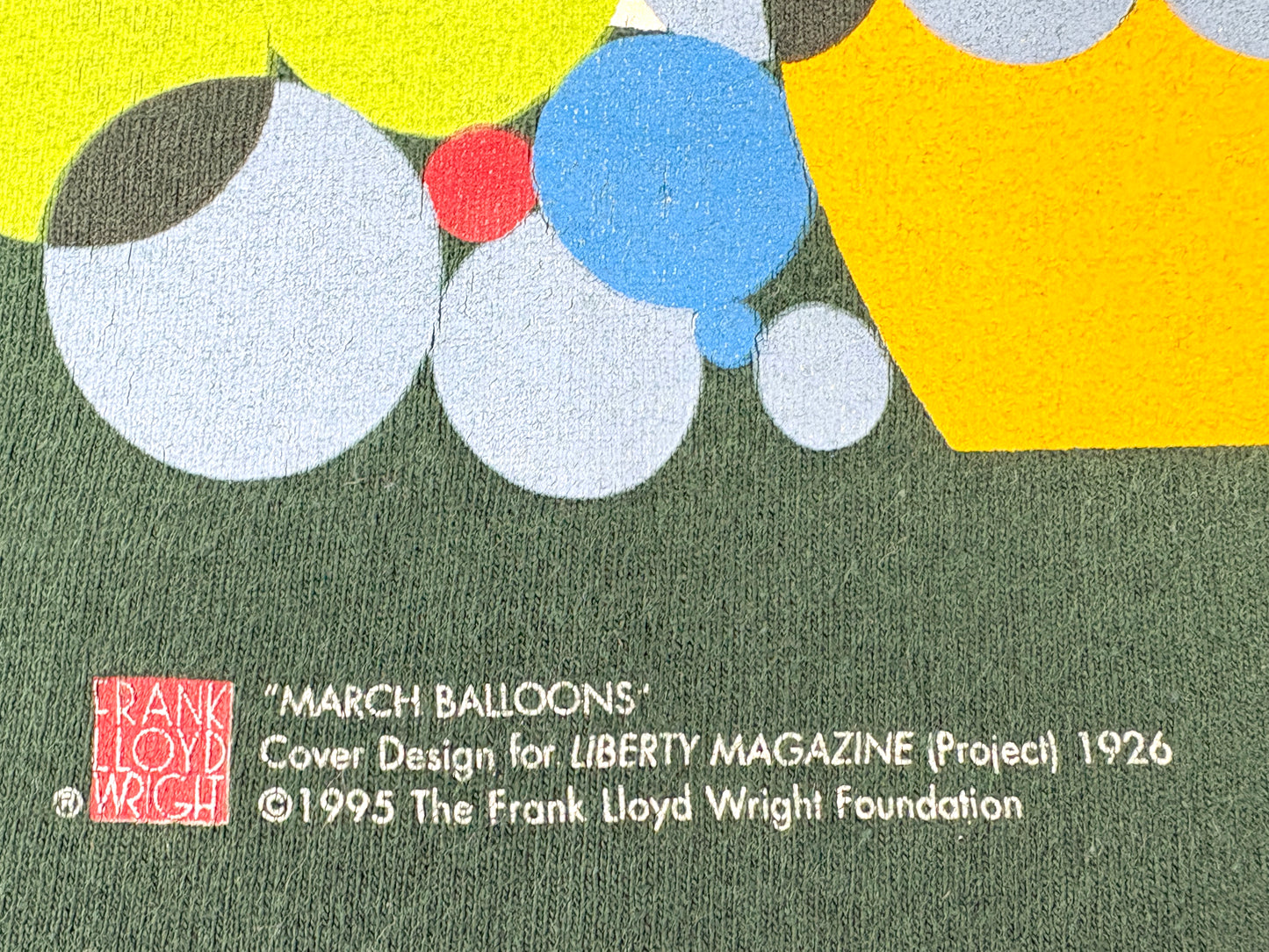 Frank Lloyd Wright 'March Balloons' T-Shirt