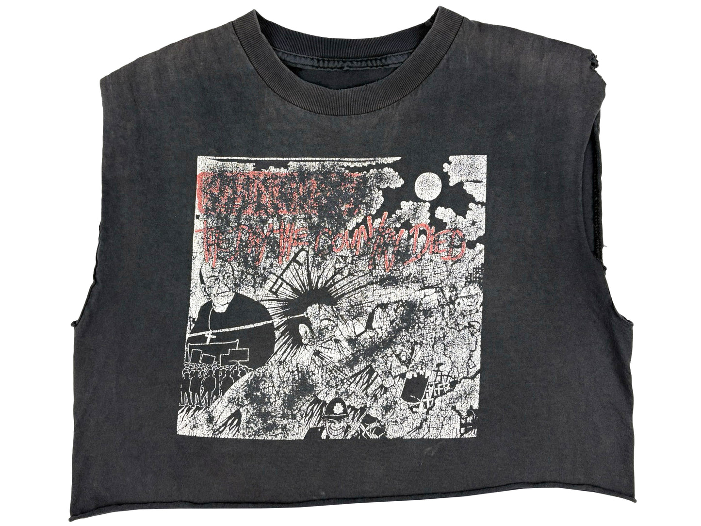 Subhumans 'The Day The Country Died' Thrashed T-Shirt