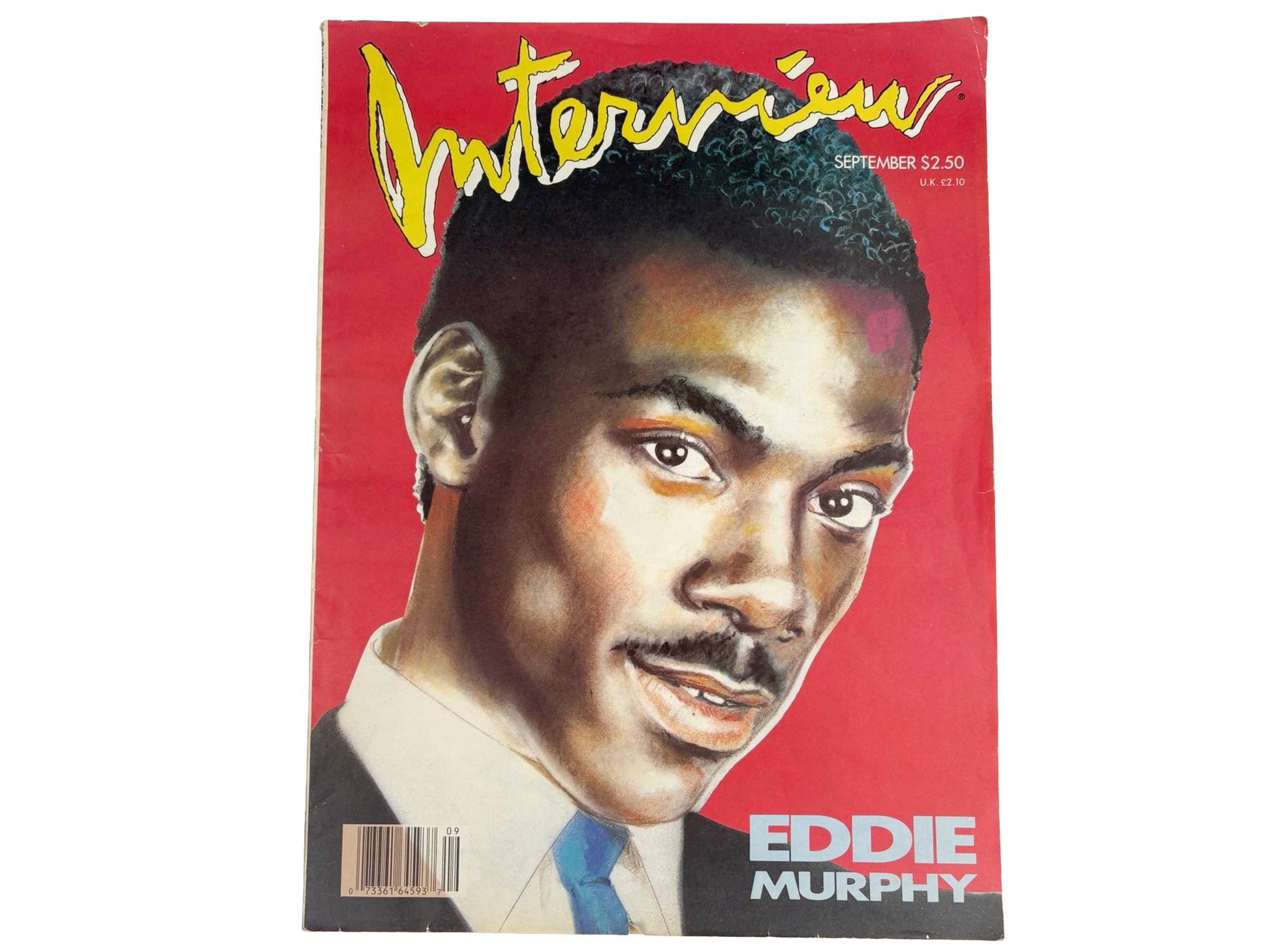 Vintage Interview Magazine Eddie Murphy September 1987 80s Andy Warhol Art 