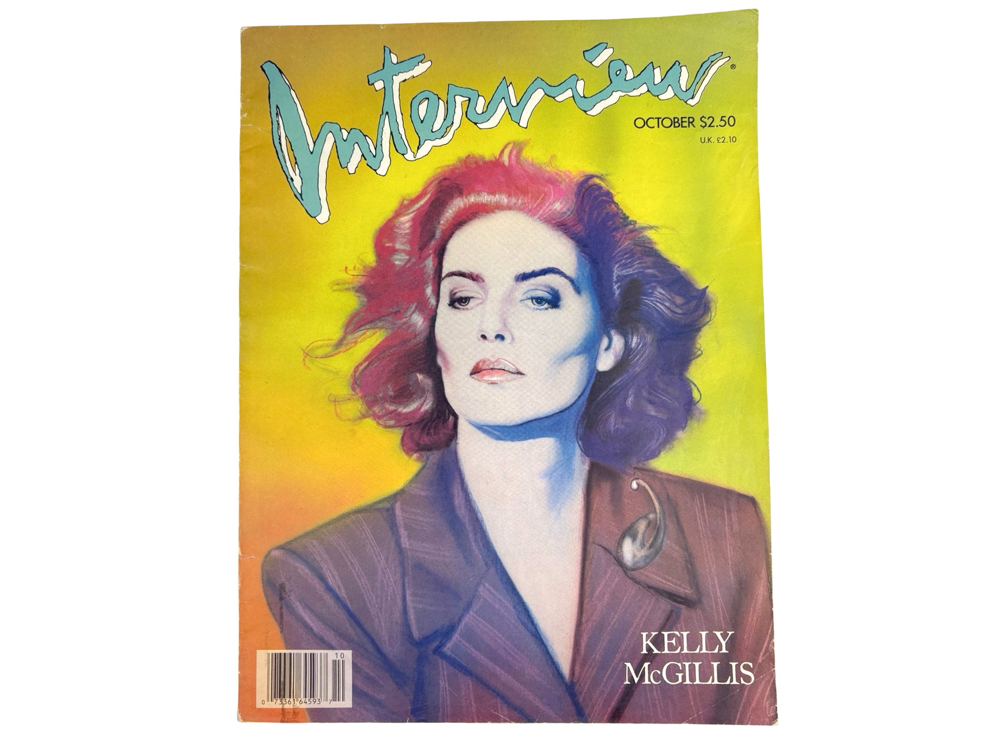 Vintage Interview Magazine Kelly McGillis October 1987