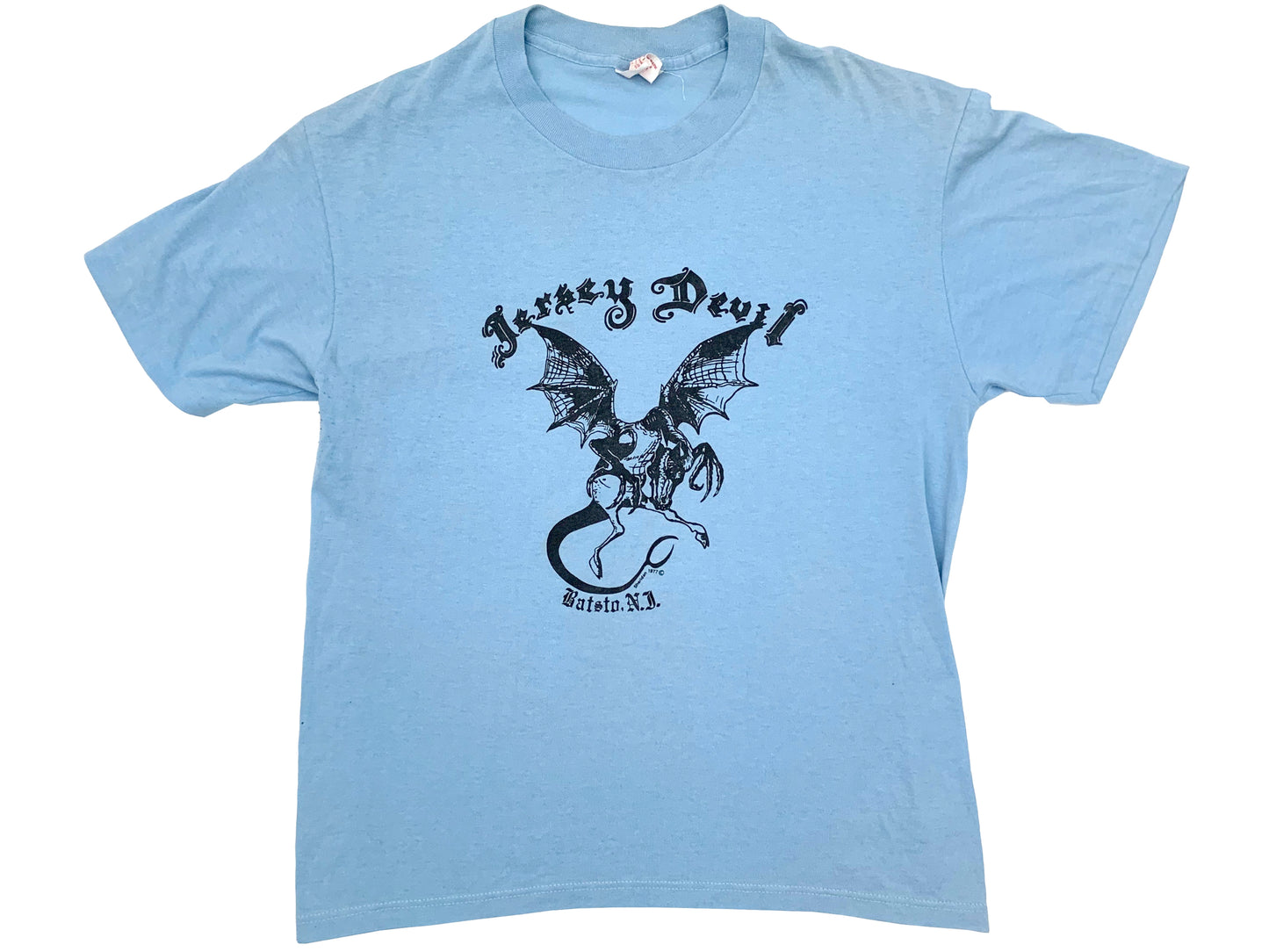 Vintage Jersey Devil Batsto New Jersey Blue T-Shirt