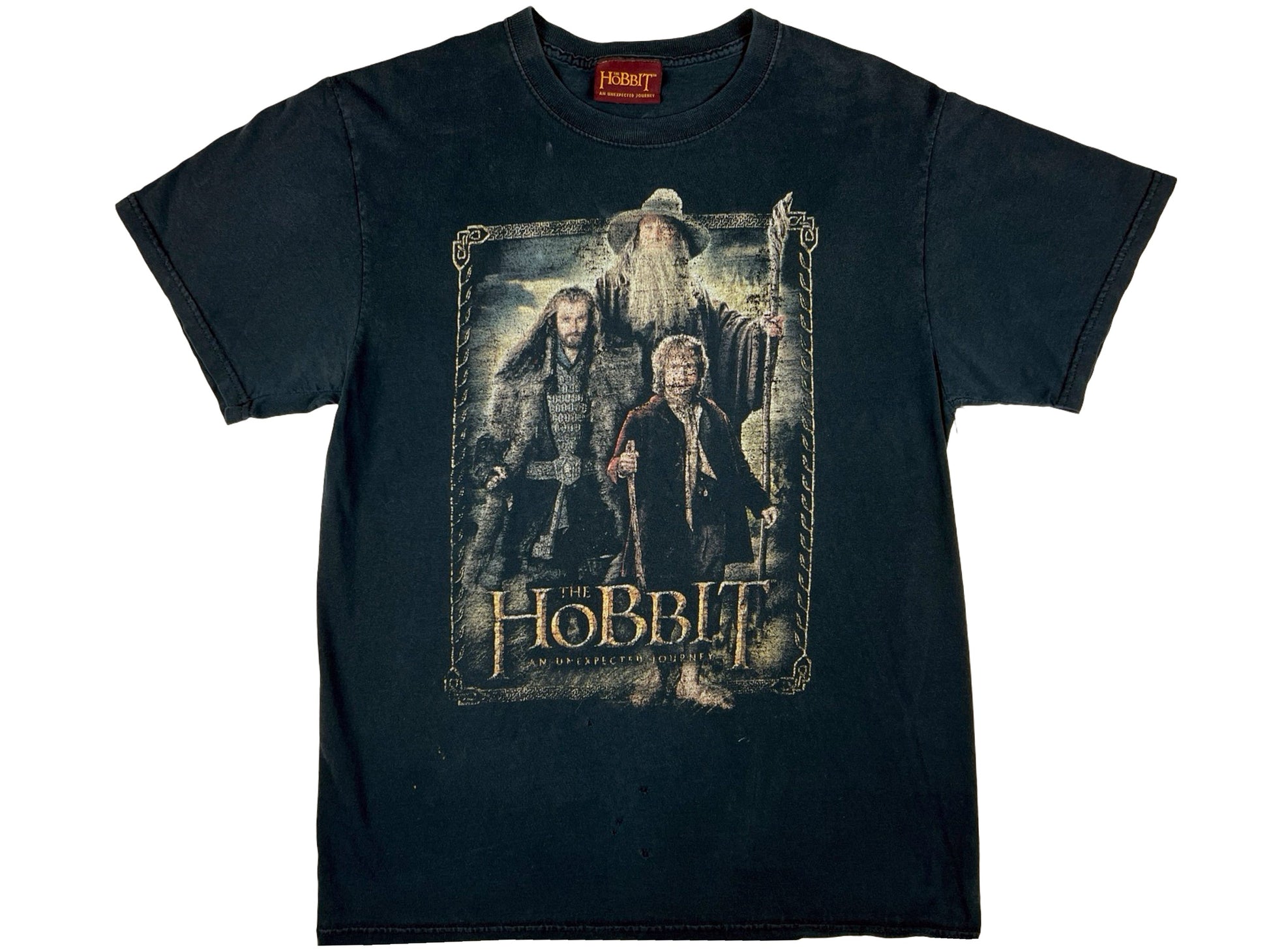 Lord Of The Rings The Hobbit Movie Black T-Shirt