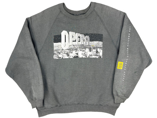 Vintage Los Angeles Music Center Opera 1988 Sweatshirt LA Hollywood Sign 80s 