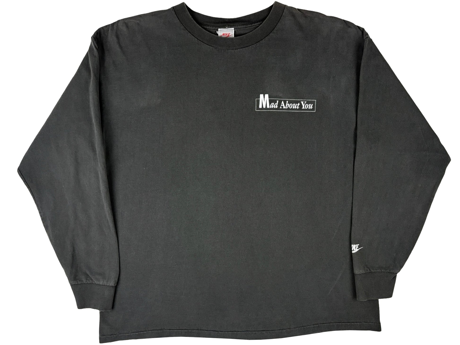 Vintage Mad About You x Nike Long Sleeve Black Shirt 90s TV Show Comedy 