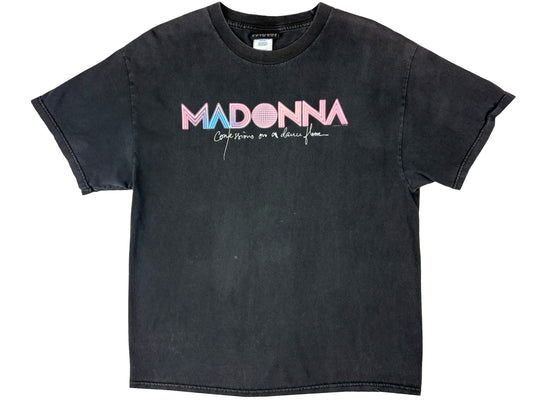 Vintage Madonna 'Confessions On A Dance Floor' Black T-Shirt 2006v y2k  boy toy
