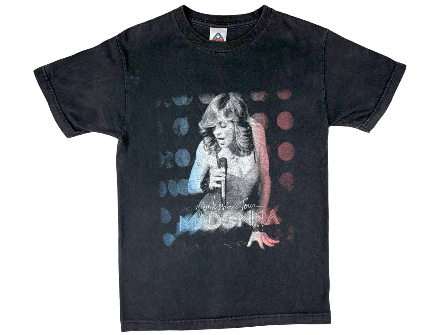 Vintage Madonna 'Confessions On A Dance Floor' Tour Black T-Shirt 90s y2k 