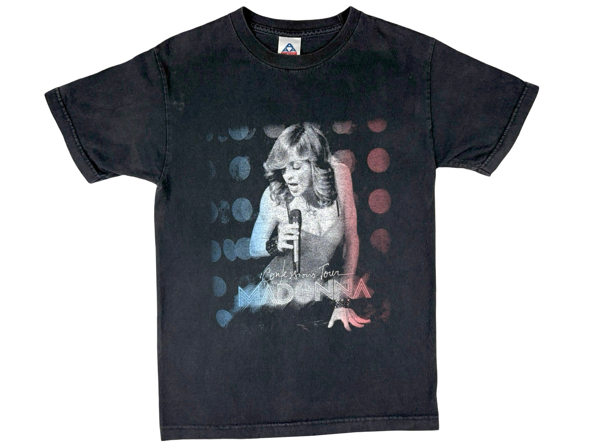 Vintage Madonna 'Confessions On A Dance Floor' Tour Black T-Shirt 90s y2k 