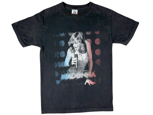Vintage Madonna 'Confessions On A Dance Floor' Tour Black T-Shirt 90s y2k 