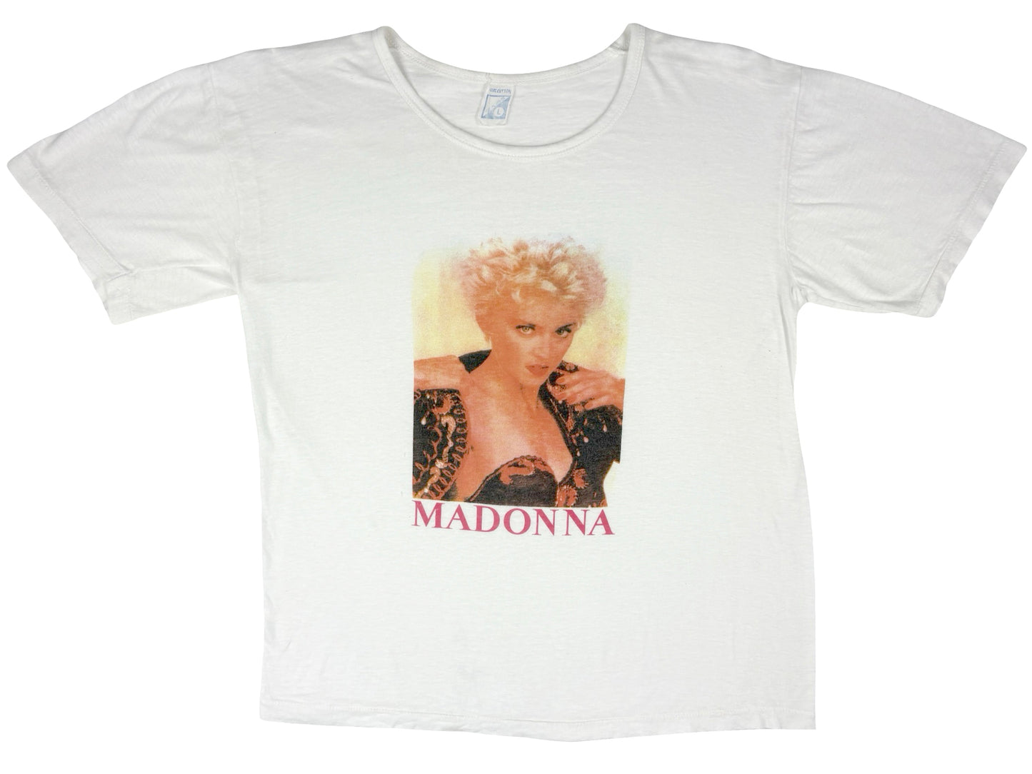 Vintage Madonna Photo White T-Shirt 80s