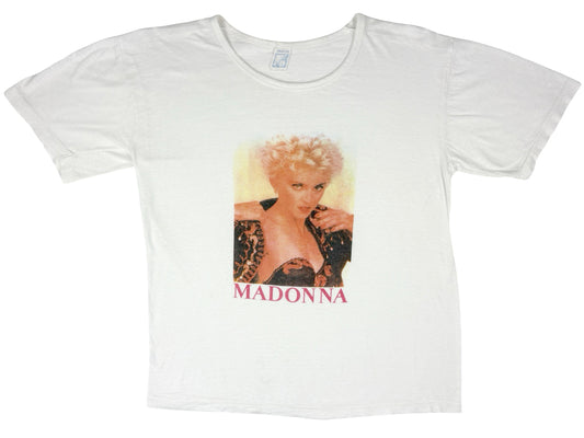 Vintage Madonna Photo White T-Shirt 80s
