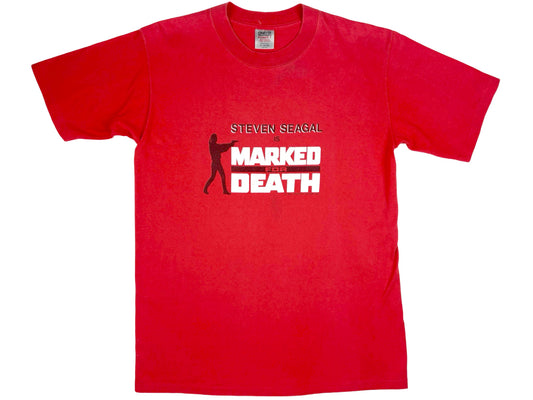 Vintage Marked For Death Movie T-Shirt Stephen Seagal 90s Action Martial Arts Power 106