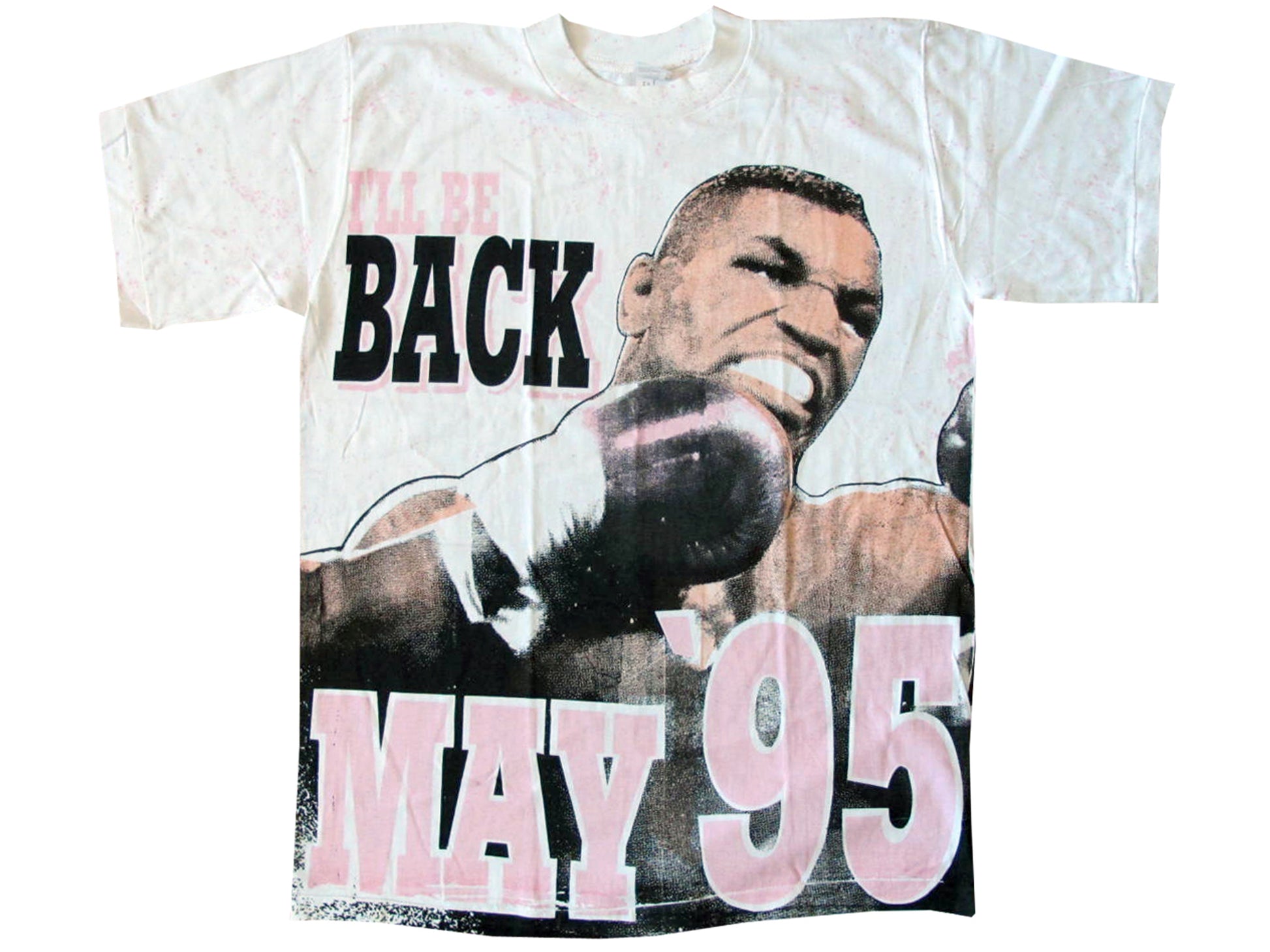 Vintage Mike Tyson 'I'll Be Back' May 1995 T-Shirt AOP All Over print 90s Boxing