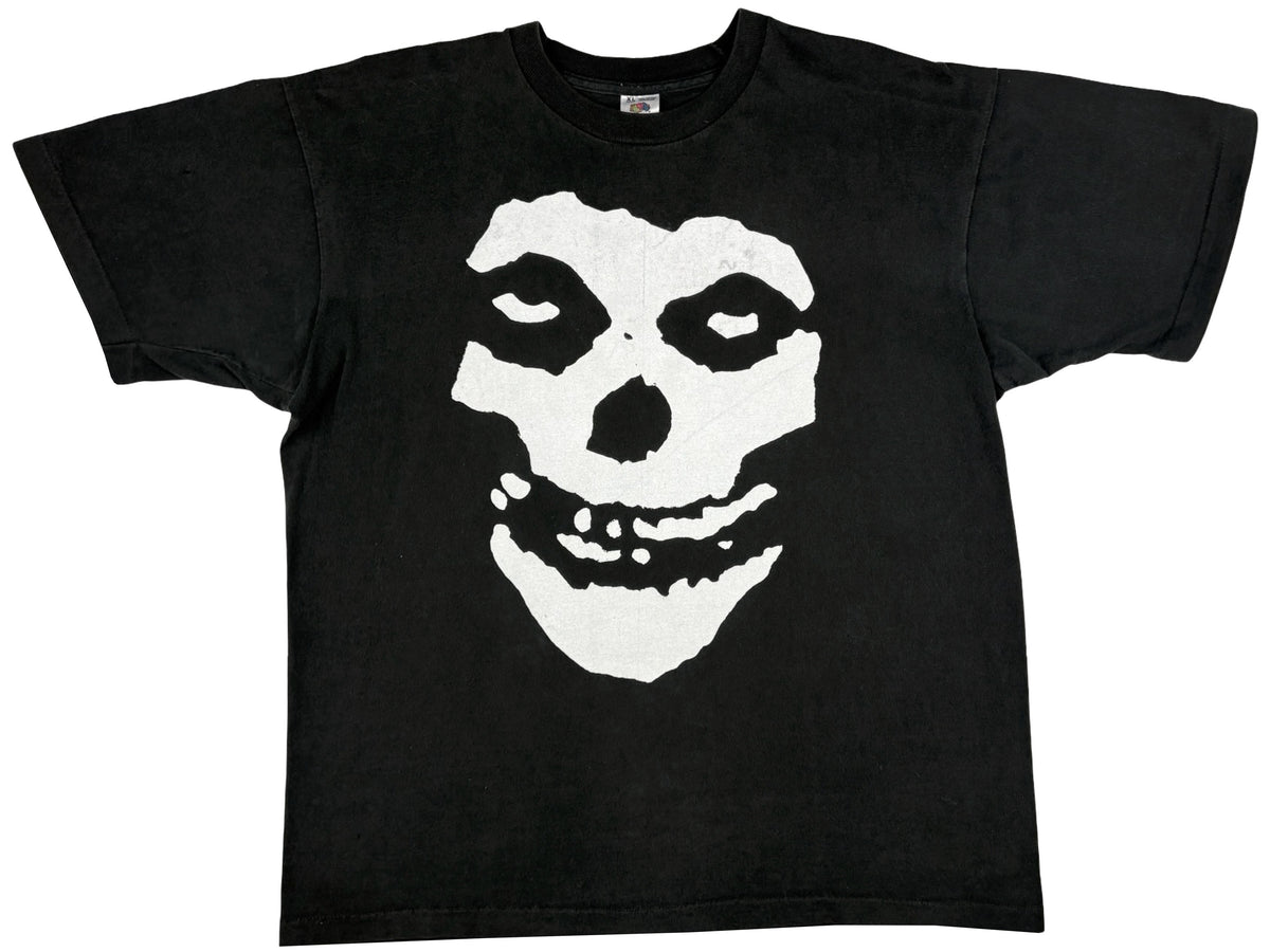 Vintage Misfits Fiend Club Black T-Shirt Danzig 90s Punk Rock hardcore Band tee
